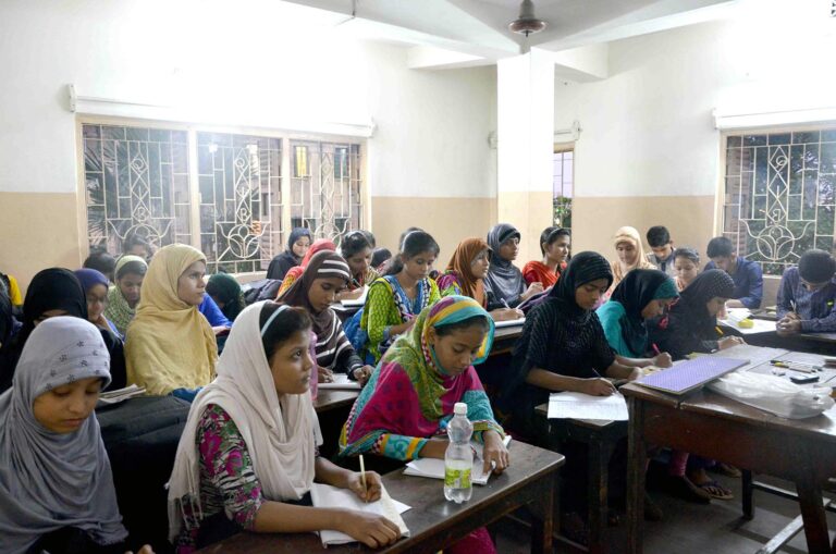 Students learning together